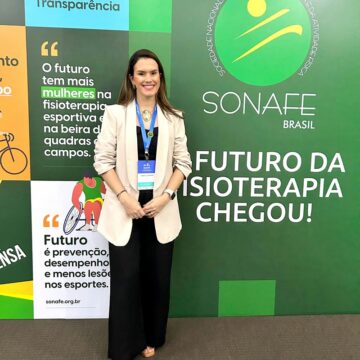 Diretora da Fisioterapia UNIFAGOC participa como palestrante e avaliadora no maior congresso de Fisioterapia Esportiva da América Latina