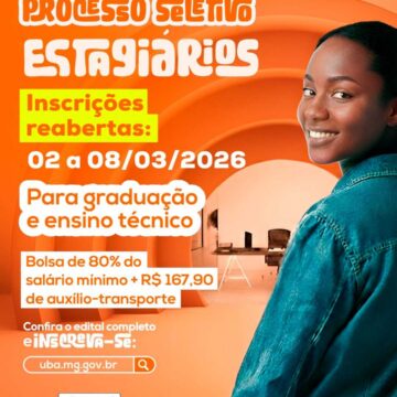 Prefeitura de Ubá reabre inscrições para cadastro de reserva de estagiários