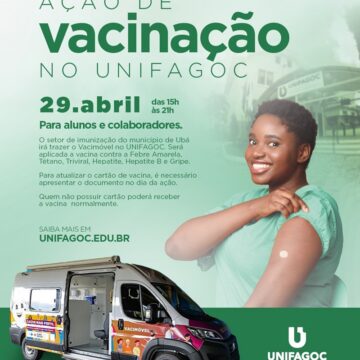 Vacimóvel no UNIFAGOC: ação de vacinação será realizada no campus no dia 29 de abril