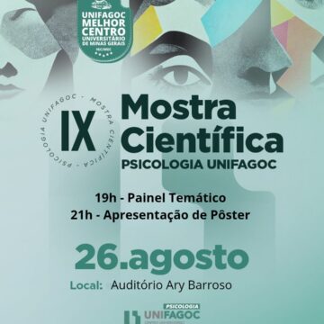 Aberto período de submissão de trabalhos para a IX Mostra Cientifica da Psicologia UNIFAGOC