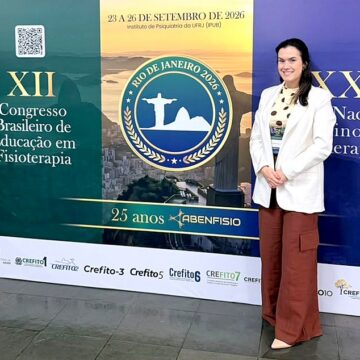 Diretora da Fisioterapia UNIFAGOC participa de Congresso nacional sobre educação na área