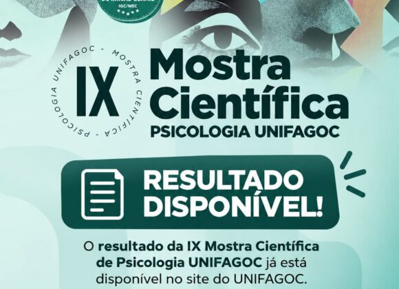 Psicologia UNIFAGOC divulga resultado da IX Mostra Científica