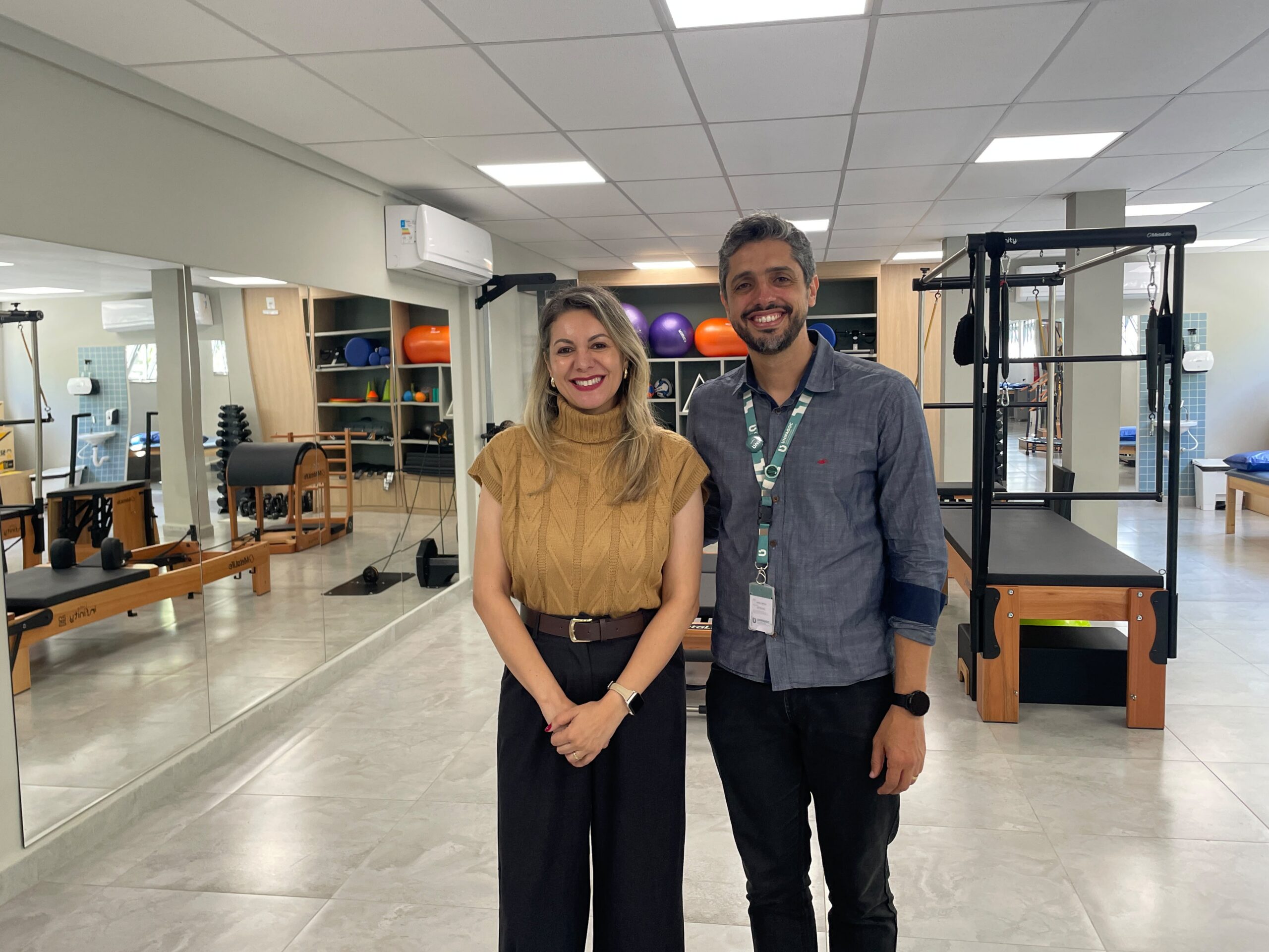 Clínica-Escola do UNIFAGOC recebe visita de diretora-secretária do CREFITO-4 MG