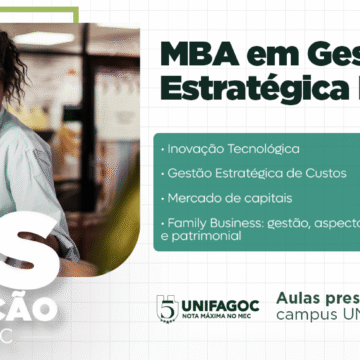 UNIFAGOC abre nova turma da Pós-Graduação em Gestão Estratégica Financeira