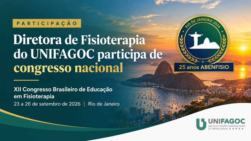 Diretora da Fisioterapia UNIFAGOC participa de Congresso nacional sobre educação na área