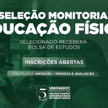 Educação Física UNIFAGOC divulga edital de Monitoria para 2026-2