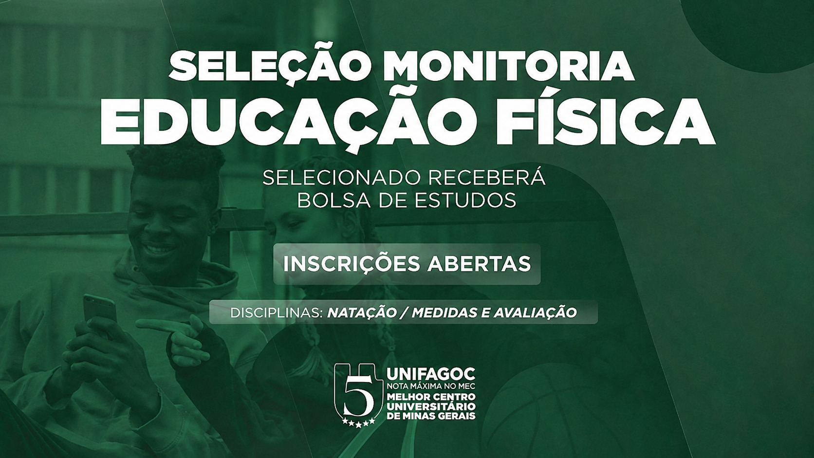 Educação Física UNIFAGOC divulga edital de Monitoria para 2026-2