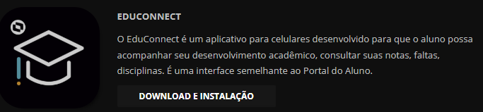 Primeiro acesso e configuração do aplicativo EduConnect no UNIFAGOC