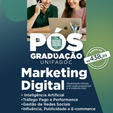 UNIFAGOC abre nova turma da Pós-Graduação em Marketing Digital com início em novembro de 2025