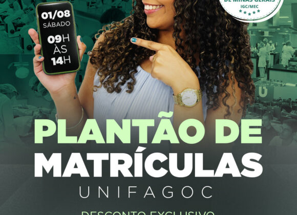 UNIFAGOC realiza plantão de matrículas neste sábado (01/08)