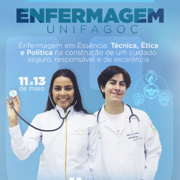 VIII Semana Acadêmica de Enfermagem do UNIFAGOC promove três dias de formação, prática e debates sobre o cuidado em saúde