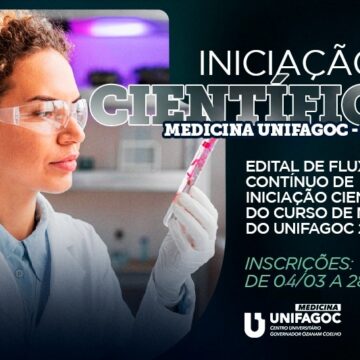 UNIFAGOC abre inscrições para o Programa de Iniciação Científica do curso de Medicina 2026