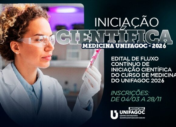 UNIFAGOC abre inscrições para o Programa de Iniciação Científica do curso de Medicina 2026