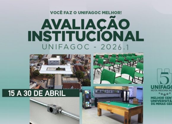 Avaliação Institucional UNIFAGOC 2026-1: pesquisa começa no próximo dia 15 de abril