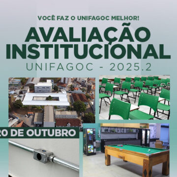 Avaliação Institucional UNIFAGOC 2025-2: pesquisa acontece de 13 a 20 de outubro