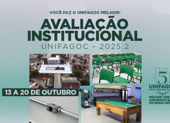Avaliação Institucional UNIFAGOC 2025-2: pesquisa acontece de 13 a 20 de outubro