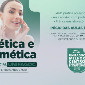 UNIFAGOC lança curso semipresencial de Estética e Cosmética para ingresso em abril de 2026