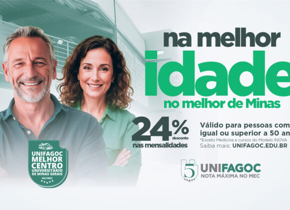 Desconto Melhor Idade 2025.2: UNIFAGOC incentiva educação de qualidade para alunos 50+