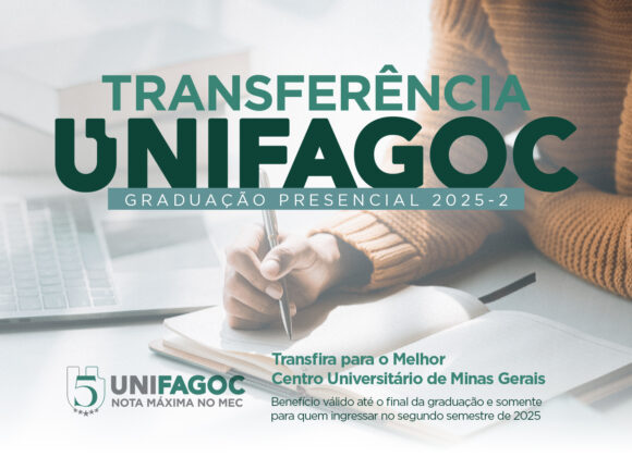 Transfira para o Melhor Centro Universitário de Minas Gerais: confira o benefício exclusivo para ingresso em 2025-2 e válido até o final da graduação