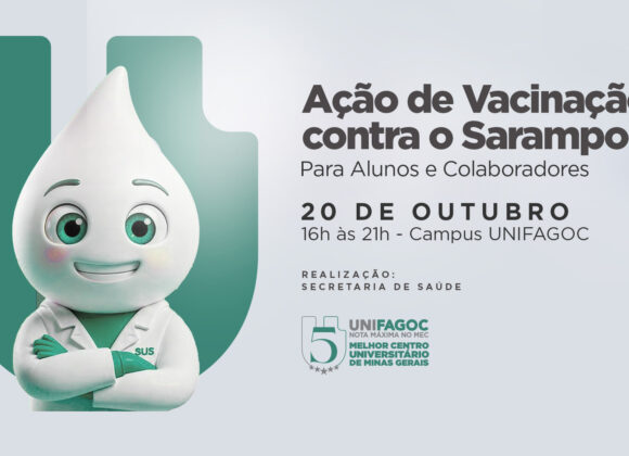 Secretaria de Saúde realiza ação de vacinação contra o sarampo no campus do UNIFAGOC