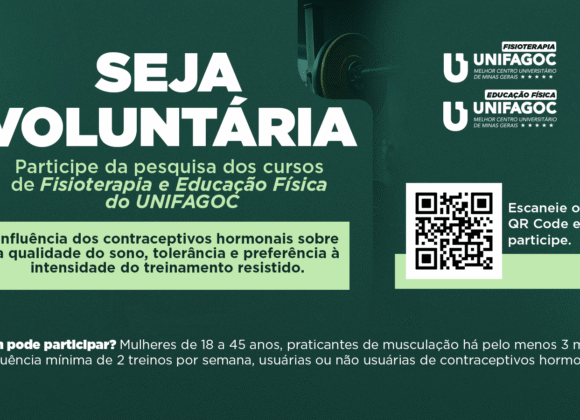 Pesquisa do UNIFAGOC convida mulheres para estudo sobre contraceptivos hormonais, sono e treinamento resistido