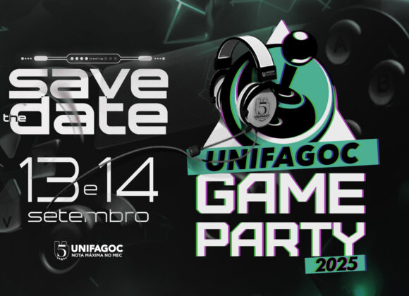 Inscrições abertas para o UNIFAGOC Game Party 2025, a 12ª edição presencial; inscreva-se