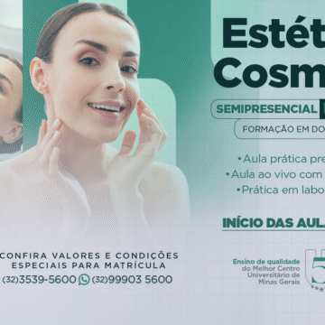 UNIFAGOC lança curso semipresencial de Estética e Cosmética para ingresso em março de 2026
