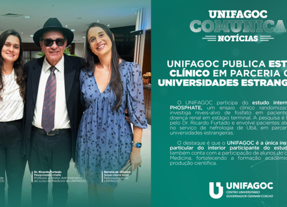 UNIFAGOC publica estudo clínico em parceria com universidades estrangeiras
