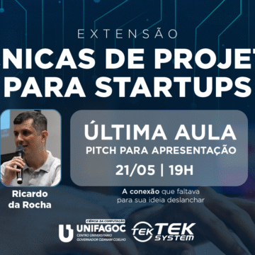 Ciência da Computação UNIFAGOC promove último encontro do projeto Técnicas de Projetos para Startups