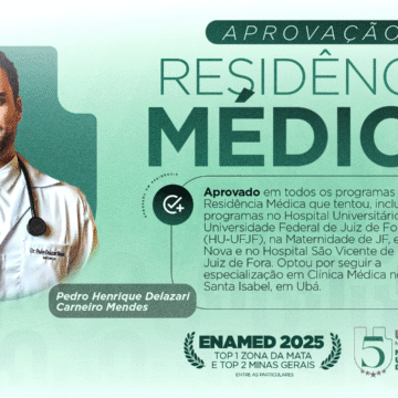 Formado na Medicina UNIFAGOC, Pedro Henrique conquista aprovações em residências médicas e inicia trajetória na Clínica Médica