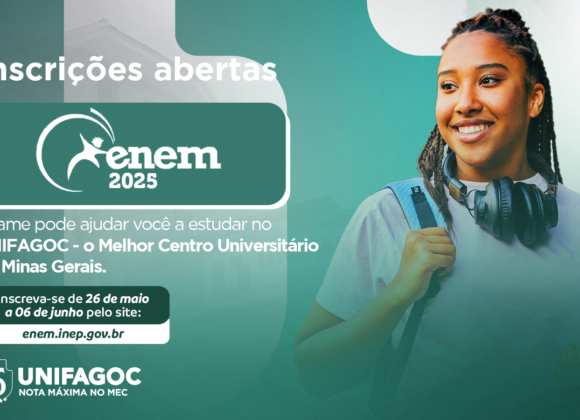 Inscrições abertas para o ENEM 2025; exame pode ajudar você a estudar no UNIFAGOC