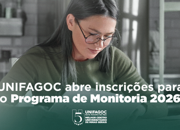 Administração e Ciências Contábeis UNIFAGOC divulgam edital do Programa de Monitoria 2026