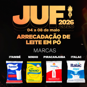 Comissão Organizadora do JUF 2026 anuncia arrecadação de leite em pó como ação social da 7ª edição do evento