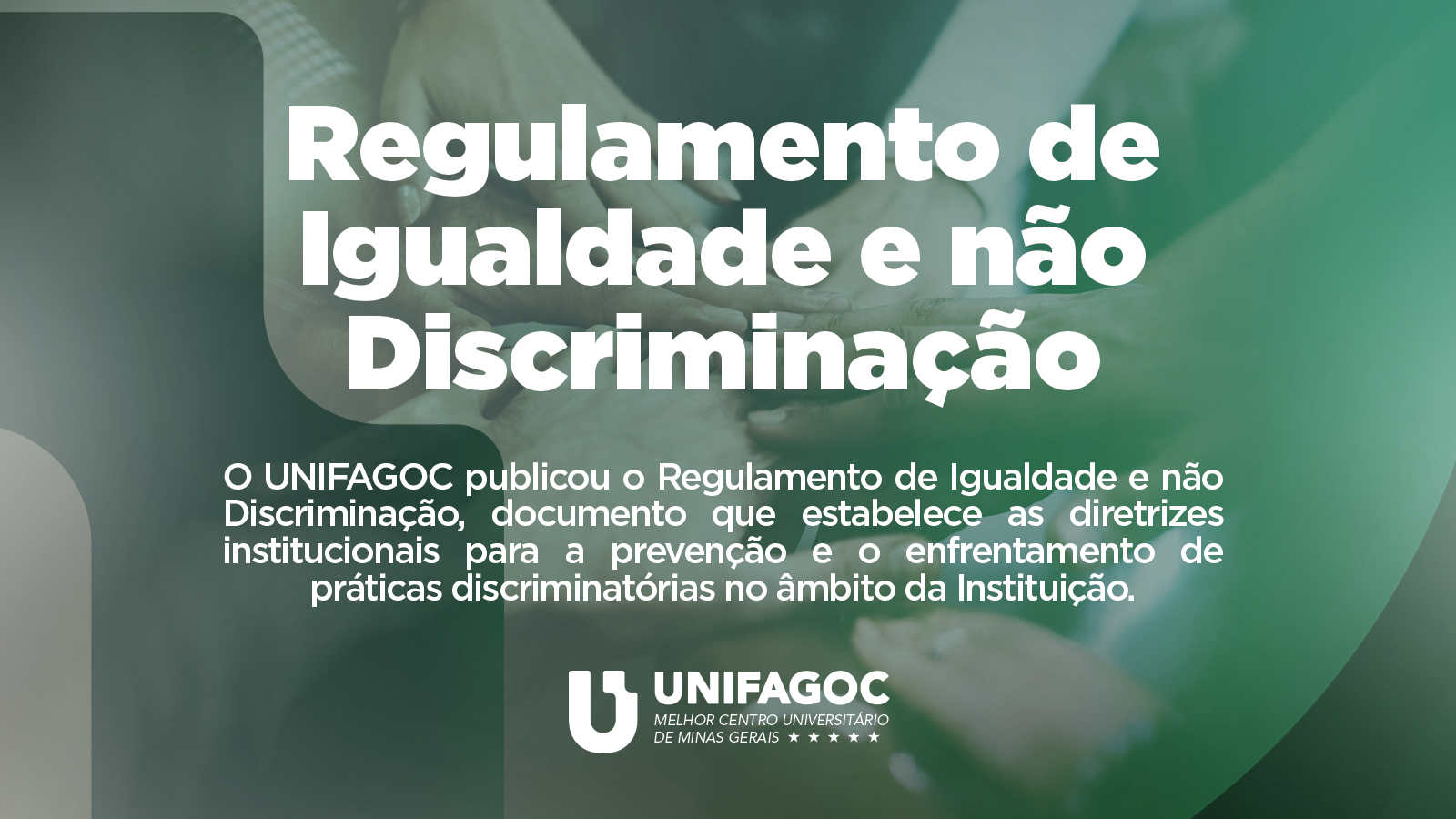 UNIFAGOC publica Regulamento de Igualdade e Não Discriminação