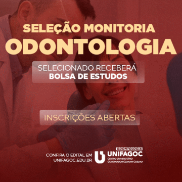 Odontologia UNIFAGOC divulga edital do Programa de Monitoria 2026-1
