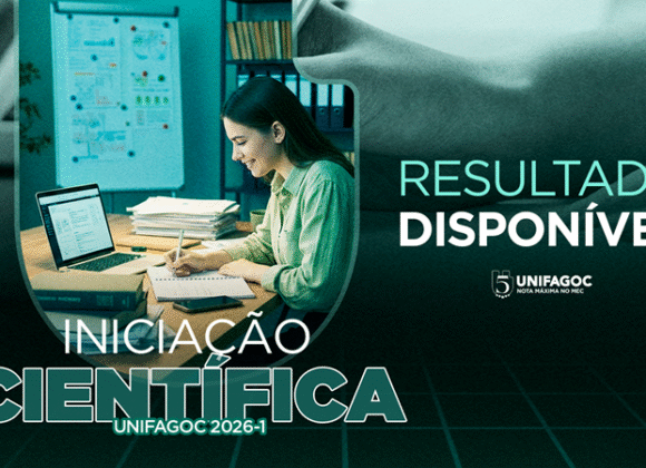 Disponível o resultado da seleção das bolsas de Iniciação Científica do UNIFAGOC 2026-1