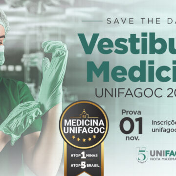 Inscrições abertas para o Vestibular de Medicina UNIFAGOC 2026-1; estude na TOP 1 Minas e TOP 5 Brasil