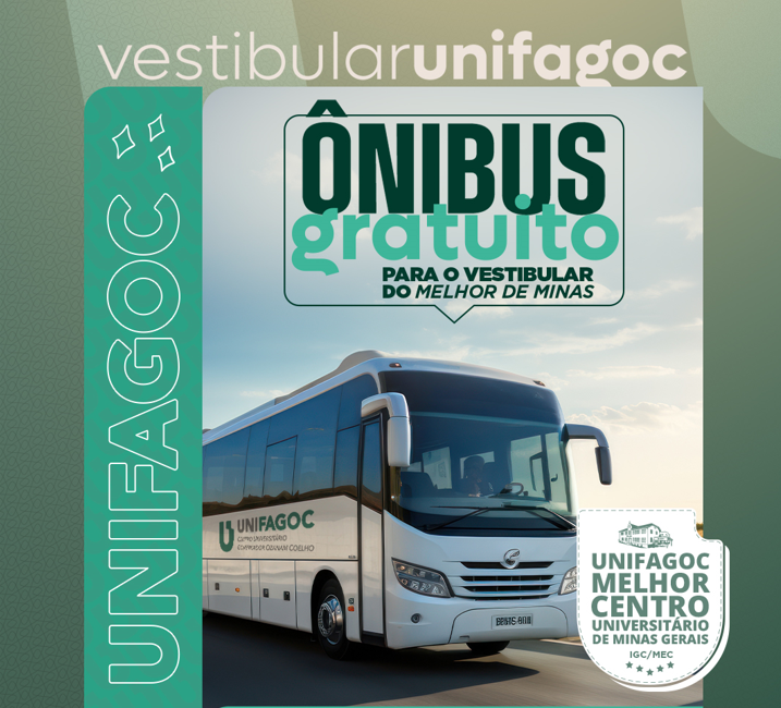 Prova Presencial do Vestibular UNIFAGOC 2027-1 ocorre neste sábado (24); Instituição disponibiliza ônibus gratuitos para candidatos de Ubá e Região