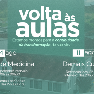 Volta às Aulas UNIFAGOC 2025.2 tem programação especial de boas-vindas