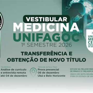 UNIFAGOC abre inscrições para os processos seletivos de Transferência e Obtenção de Novo Título da Medicina 2026-1